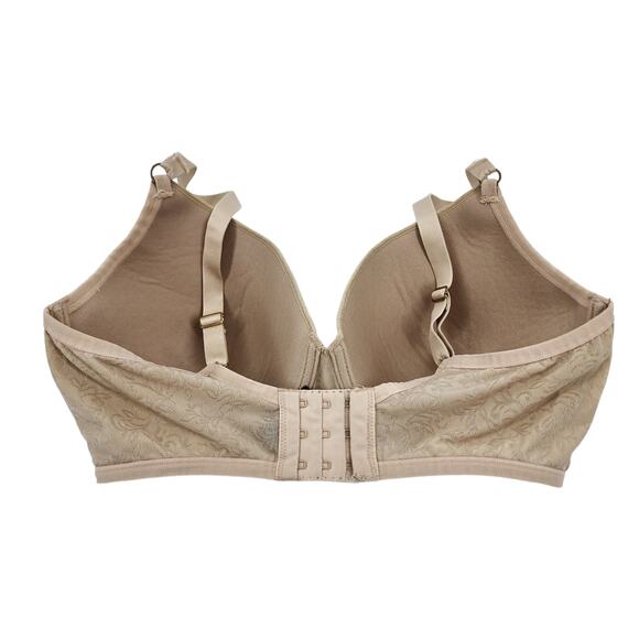 Natori Nude Floral Embroidered Full Coverage Underwire Bra Size 34DDD - Picture 3 of 3